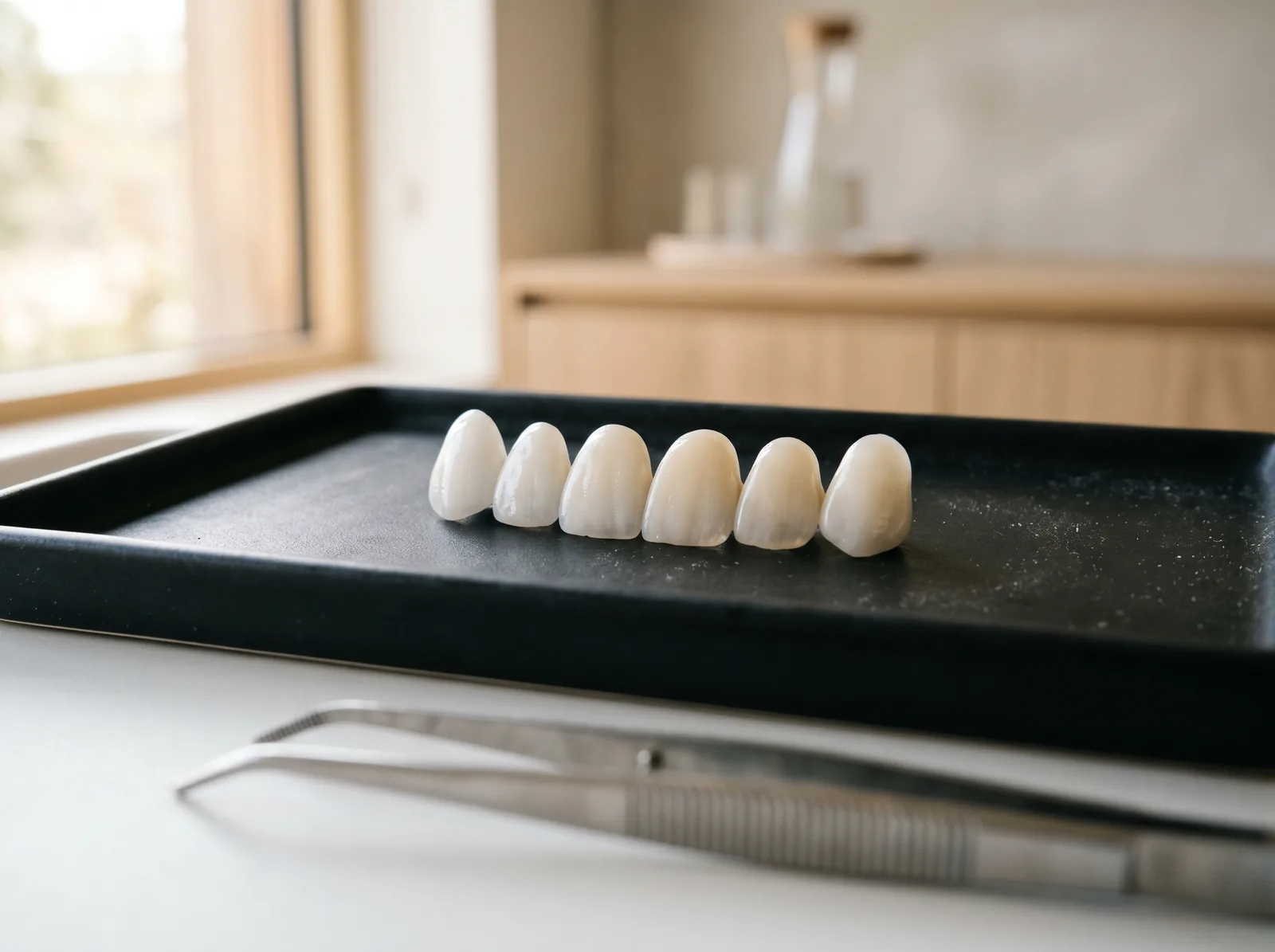 Porcelain dental veneers set at Fairmont Dental Centre in London