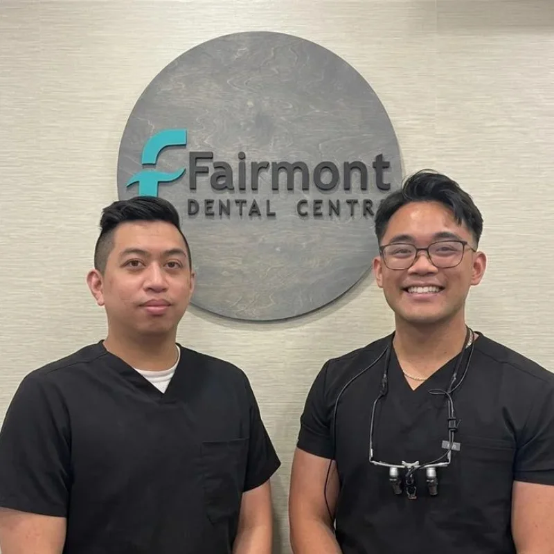 Dr Edward Pham and Dr Alain David dentists at Fairmont Dental Centre in London Ontario